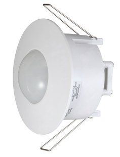 Датчик руху інфрачервоний стельовий, що вбудовується e.sensor.pir.42.white(білий), 360&deg;, IP20 s061011 фото