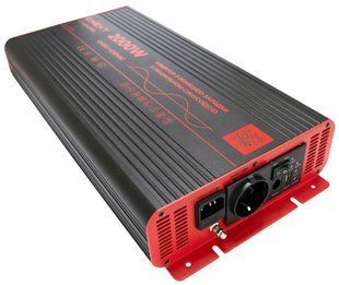 Інвертор з функцією зарядки e.inv.pro.2000 12/220В 2000Вт, чистий синус s073003 фото