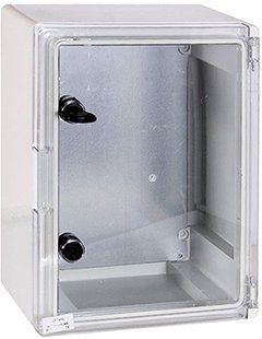 Корпус удароміцний з АБС-пластика e.plbox.400.500.175.tr, 400х500х175мм, IP65 з прозорими дверцятами CP5014 фото